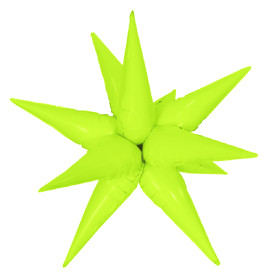 Шар-фигура Звезда составная, светло-зеленая