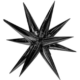 Шар-фигура Звезда большая составная, черная