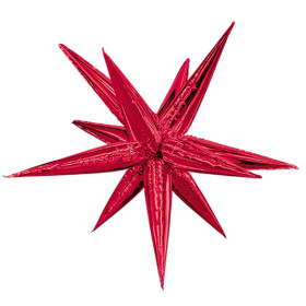 Шар-фигура Звезда большая составная, красная
