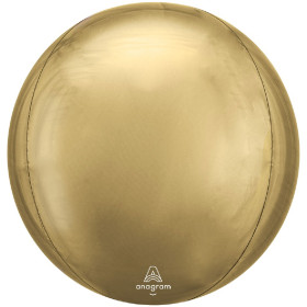 Шар сфера 3D, белое золото, 53 см