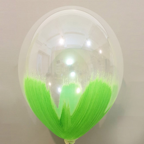 Латексный шар Браш, зеленый