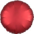 Шар Круг 46 см, красный сатин