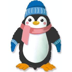Шар фигура "Пингвин в шапочке"