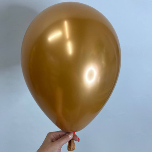 Шарик янтарь хром, 30 см