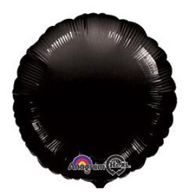 Шар Круг 46 см, черный пастель
