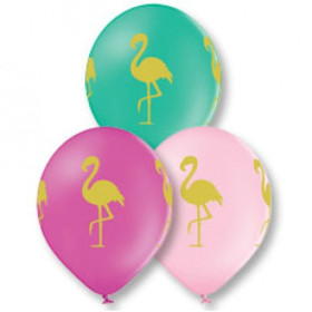 Латексный шар "Фламинго"