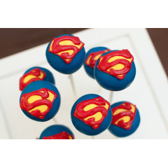 Кейк попсы "Супермен"