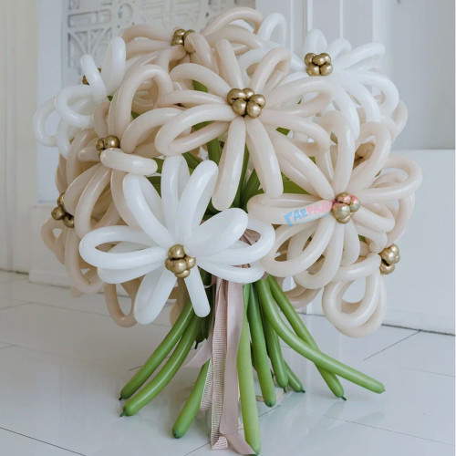 Гигантские ромашки из шаров, 13 штук