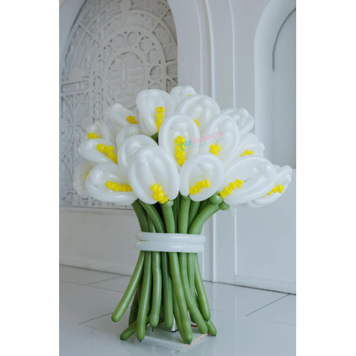 Букет из воздушных шаров "Каллы", 20 штук