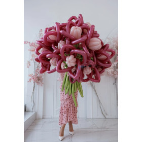 Букет из воздушных лотосов, 15 штук