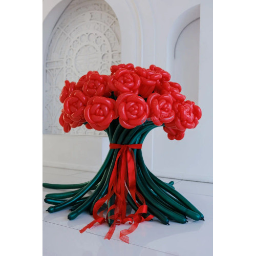 Букет из воздушных пионовидных роз, 20 штук