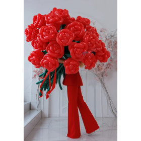 Букет из воздушных пионовидных роз, 20 штук