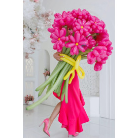 Букет из воздушных хризантем, 15 штук