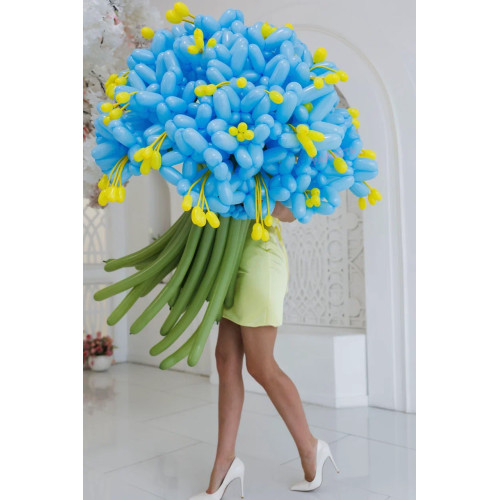 Букет из воздушных колокольчиков, 18 штук