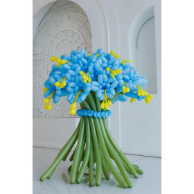 Букет из воздушных колокольчиков, 18 штук