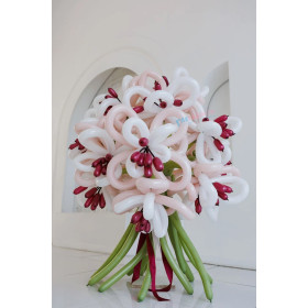Букет из воздушных лилий, 15 штук