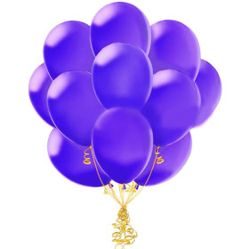 Облако из фиолетовых шаров, пастель