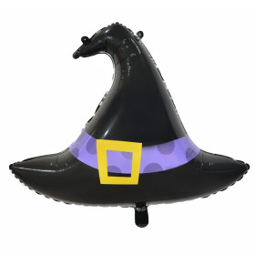 Шар фигура "Шляпа ведьмы", черная