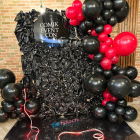 Фотозона из шаров "Яркий акцент"