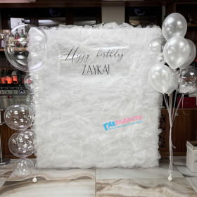 Фотозона из шаров "Сахарная вата"