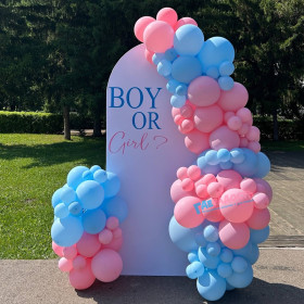 Фотозона из шаров "Мальчик или девочка"