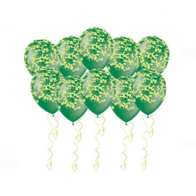 Камуфляжные воздушные шары, 100 штук