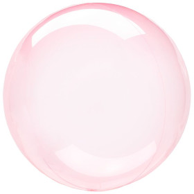 Сфера BUBBLE Кристалл, темно-розовый прозрачный