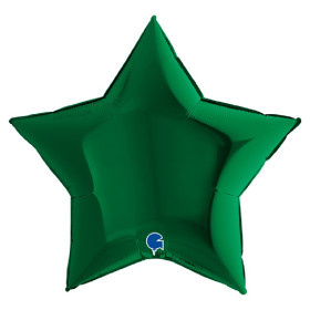 Шар звезда 91 см, темно-зеленый