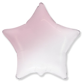 Шар звезда 81 см, розовый градиент