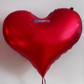 Шар сердце Падеко 75 см, красный
