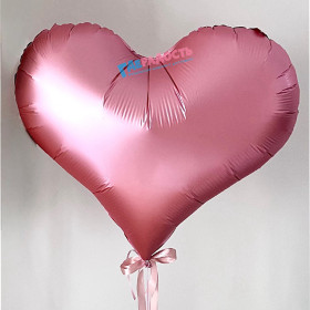 Шар сердце Падеко 75 см, розовое