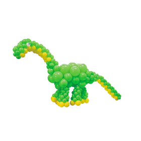 Плетеный Динозавр из шаров