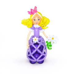 Плетеная фигура из шаров "Принцесса"
