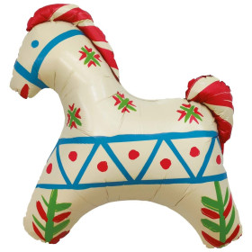 Шар фигура "Лошадка. Русский узор"