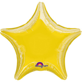 Шар Звезда 46 см, желтая
