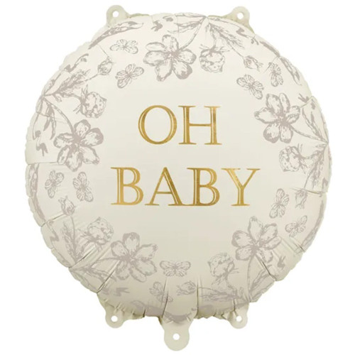 Шар круг "О, малыш (OH BABY), Бежевый (BEIGE)" ПД