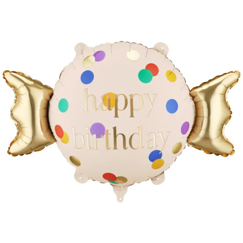 Шар-фигура "Конфета HAPPY BIRTHDAY (ПД)"