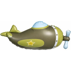 Шар-фигура "Военный самолет"