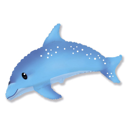 Шар фигура "Дельфин", синий
