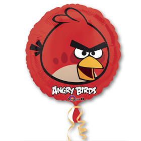 Шар круг "Angry Birds", красный