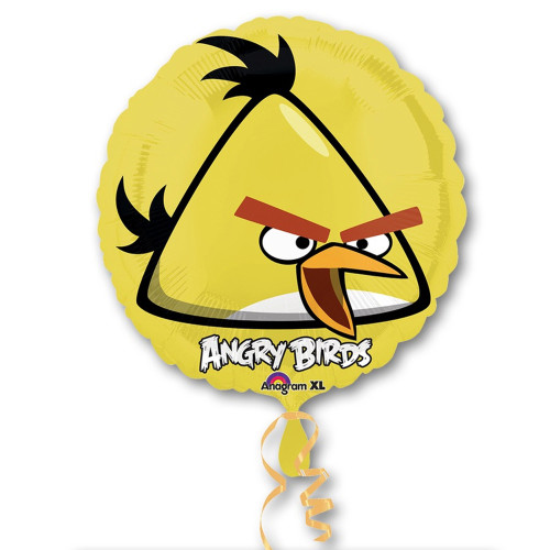 Шар круг "Angry Birds", желтый