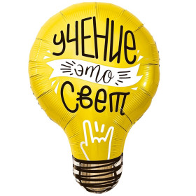 Шар фигура "Лампочка. Учение - это свет!"