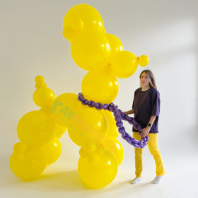 Гелиевая собака "Пудель"