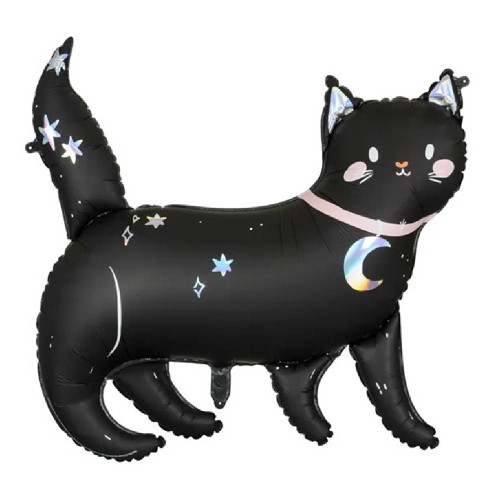 Шар фигура "Кот Black" (ПД)