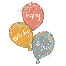 Шар фигура "HAPPY BIRTHDAY TO YOU Шарики"