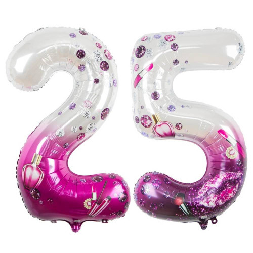 Шары цифры 25 "Девичьи радости"