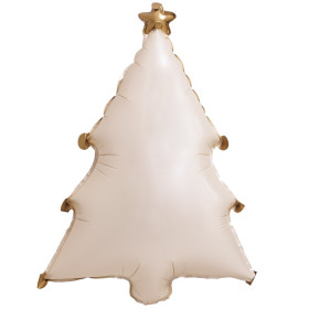 Шар фигура "Елка кремовая"