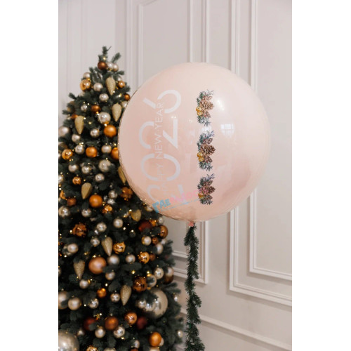 Шар стеклянный 60 см "Еловый"