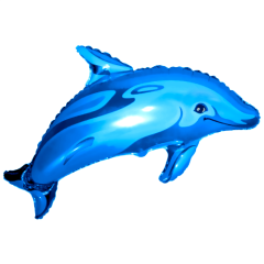 Шар Фигура "Дельфин", голубой