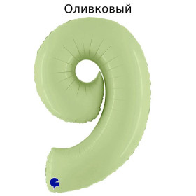 Шар цифра 9, 102 см